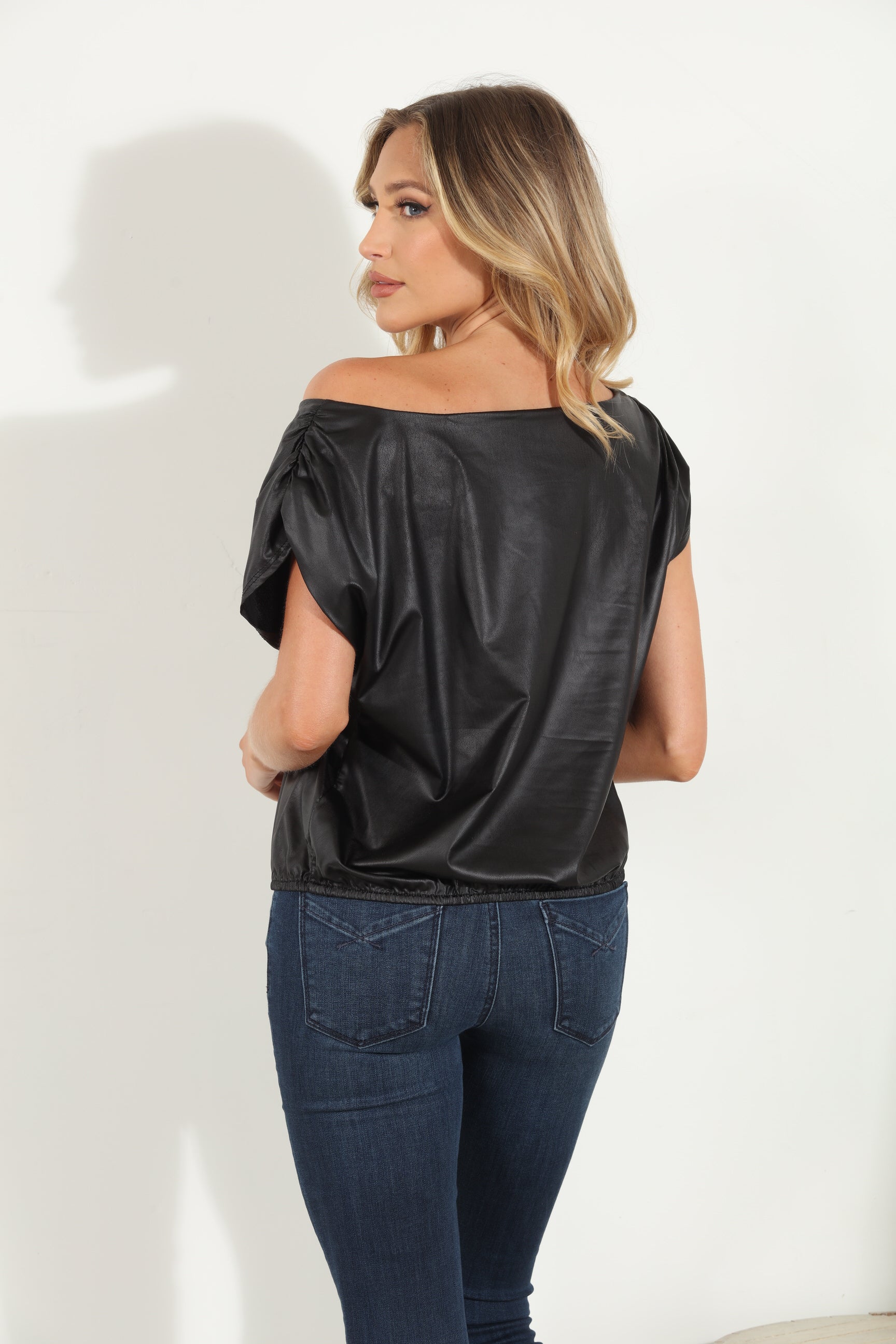 Pleather Tee