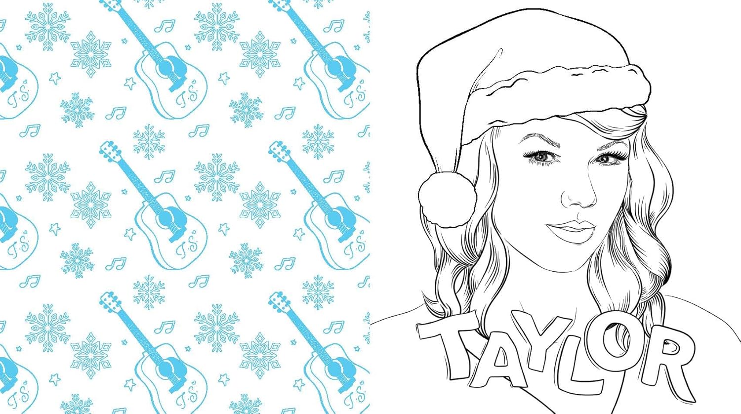 Unofficial Taylor Swift Christmas Coloring Book