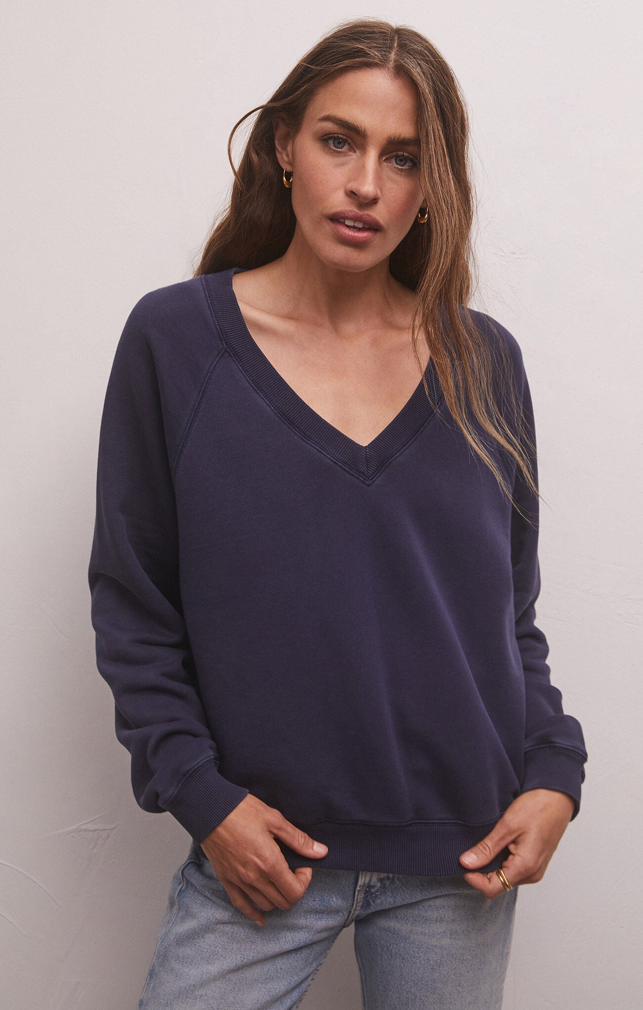 Kali V-Neck Sweatshirt