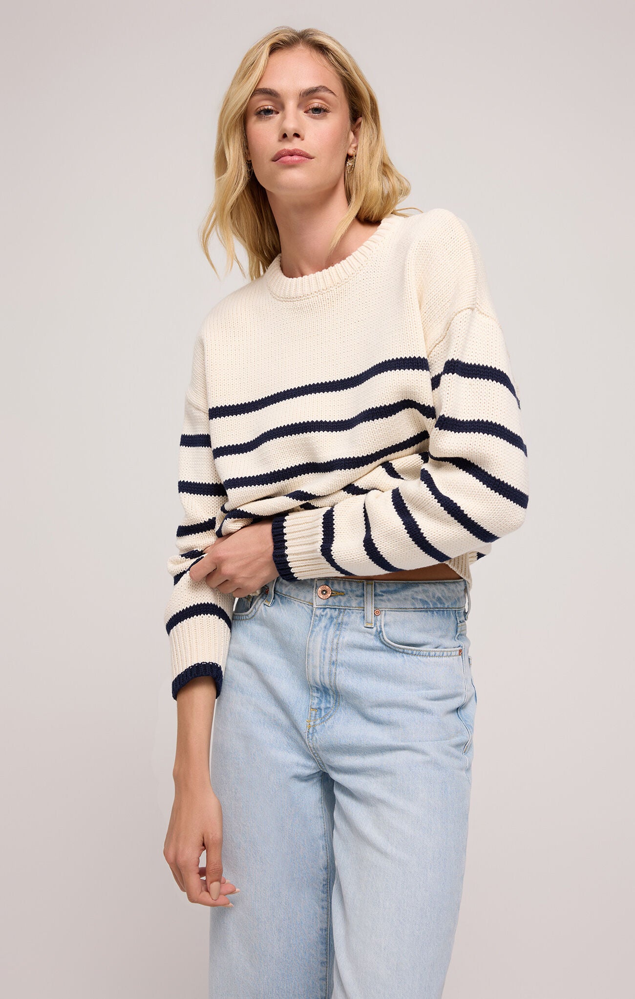 Boyfriend Striped Sweater