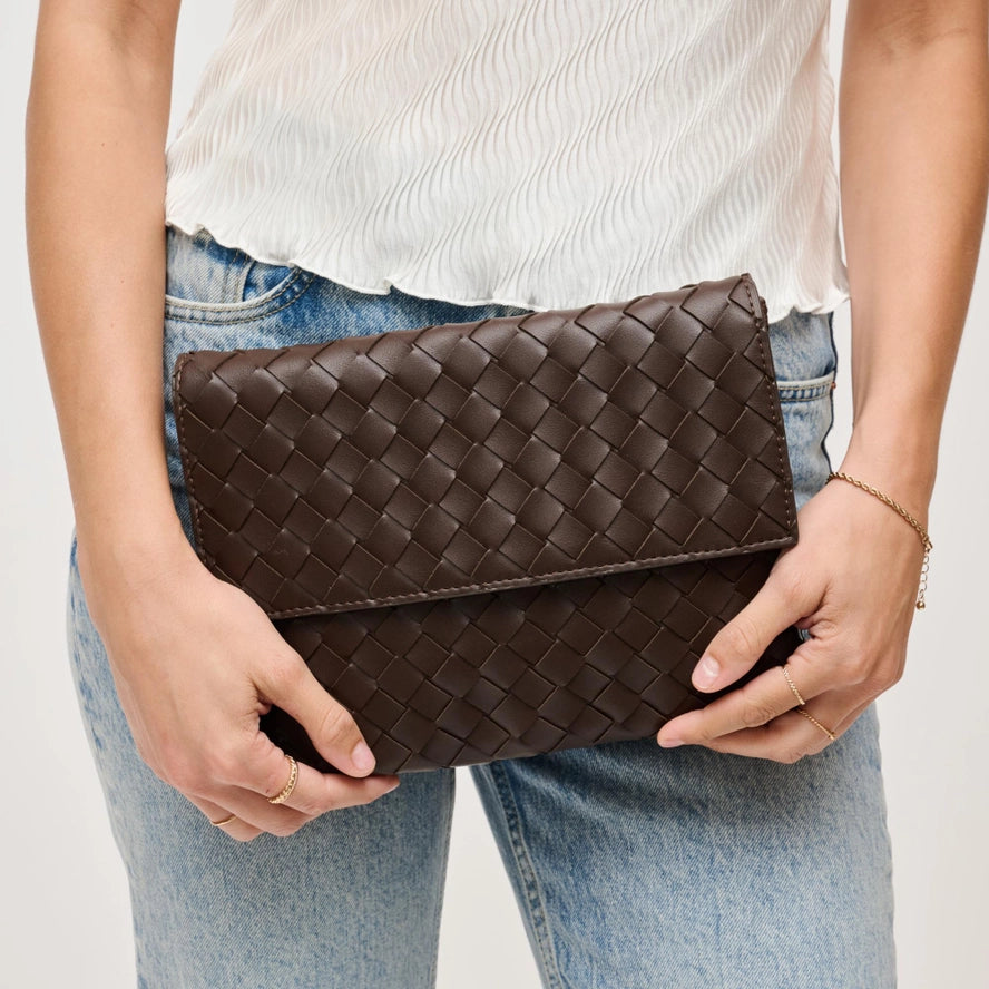 Ivy Woven Clutch