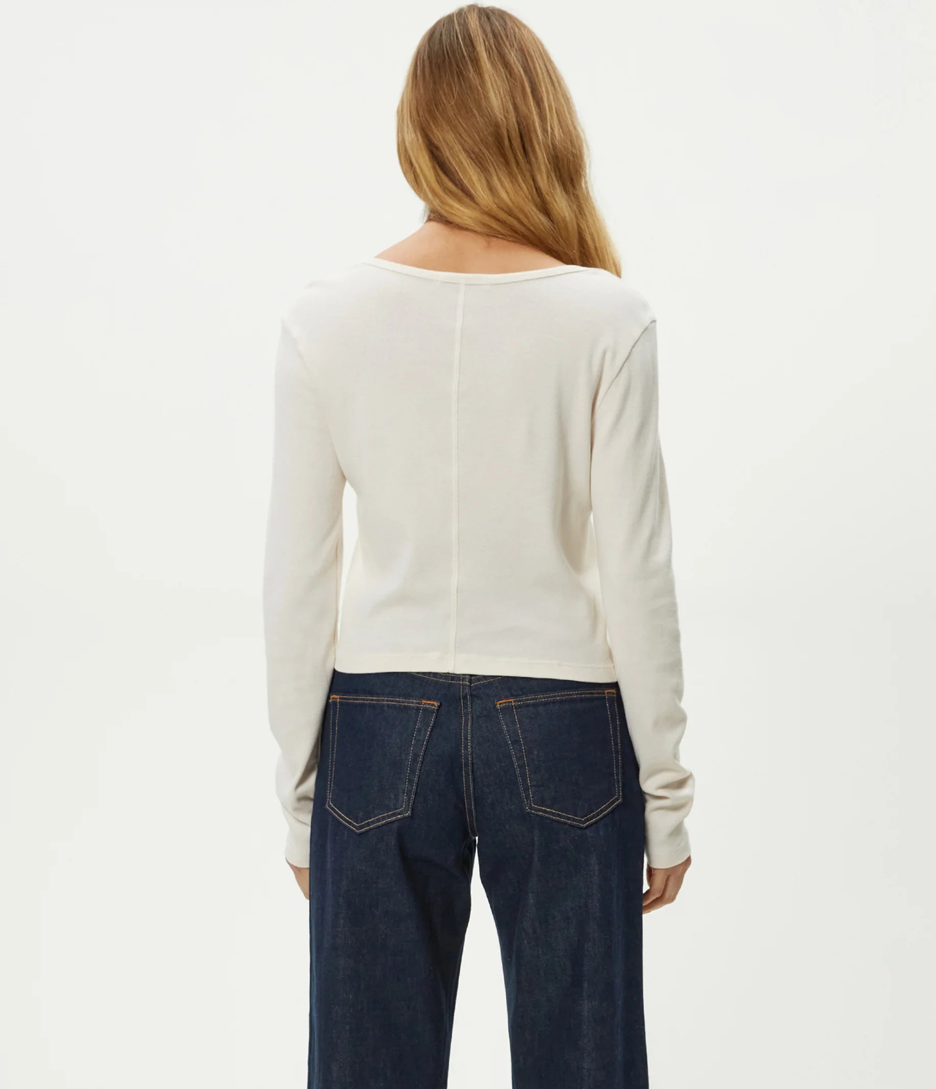 Lizzie V-Neck Long Sleeve Tee