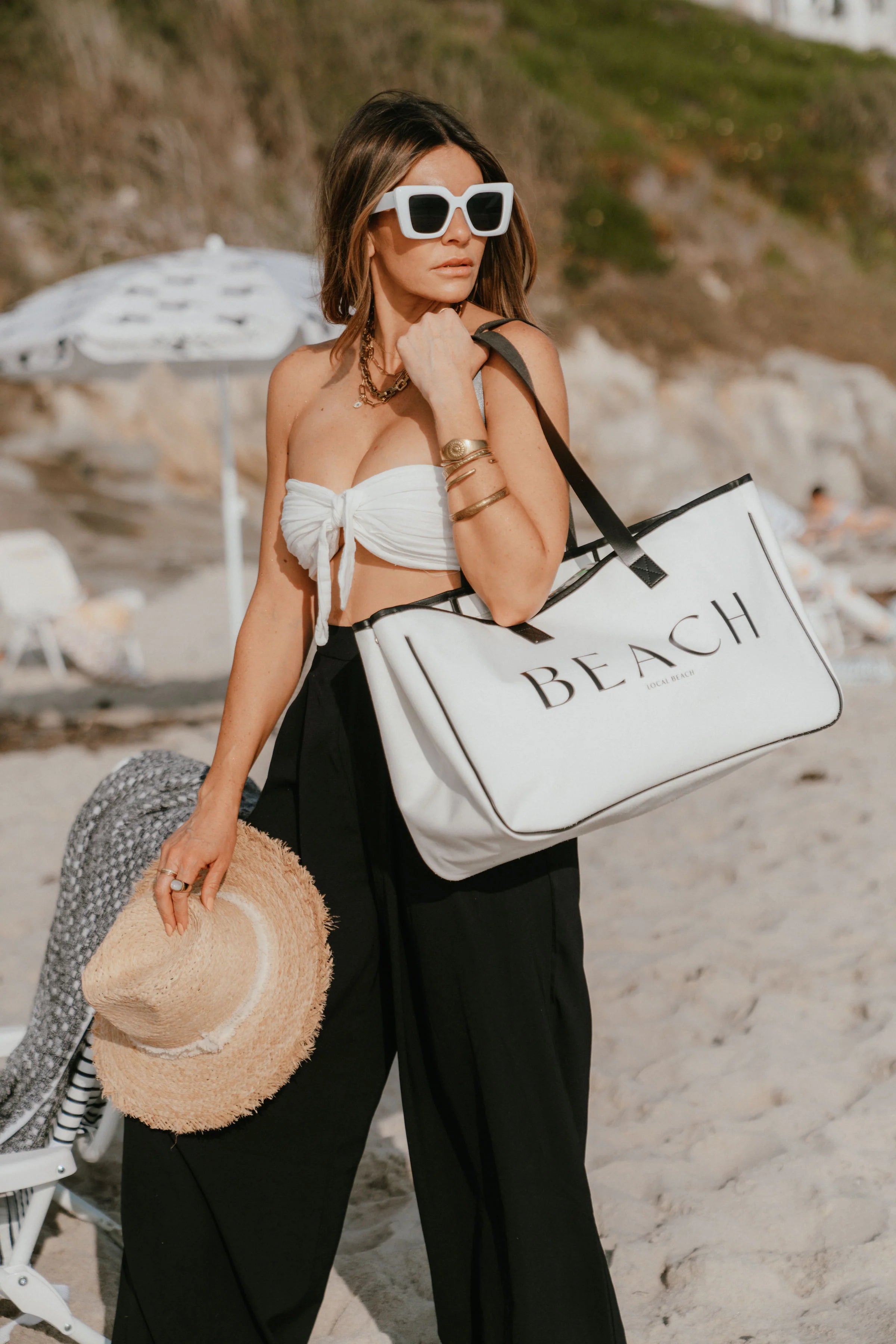 Beach Canvas Tote