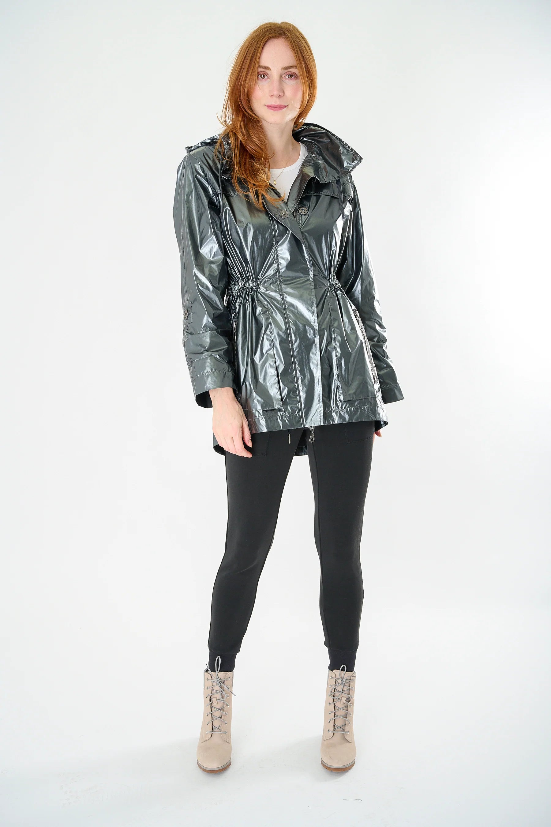 Metallic Rain Jacket