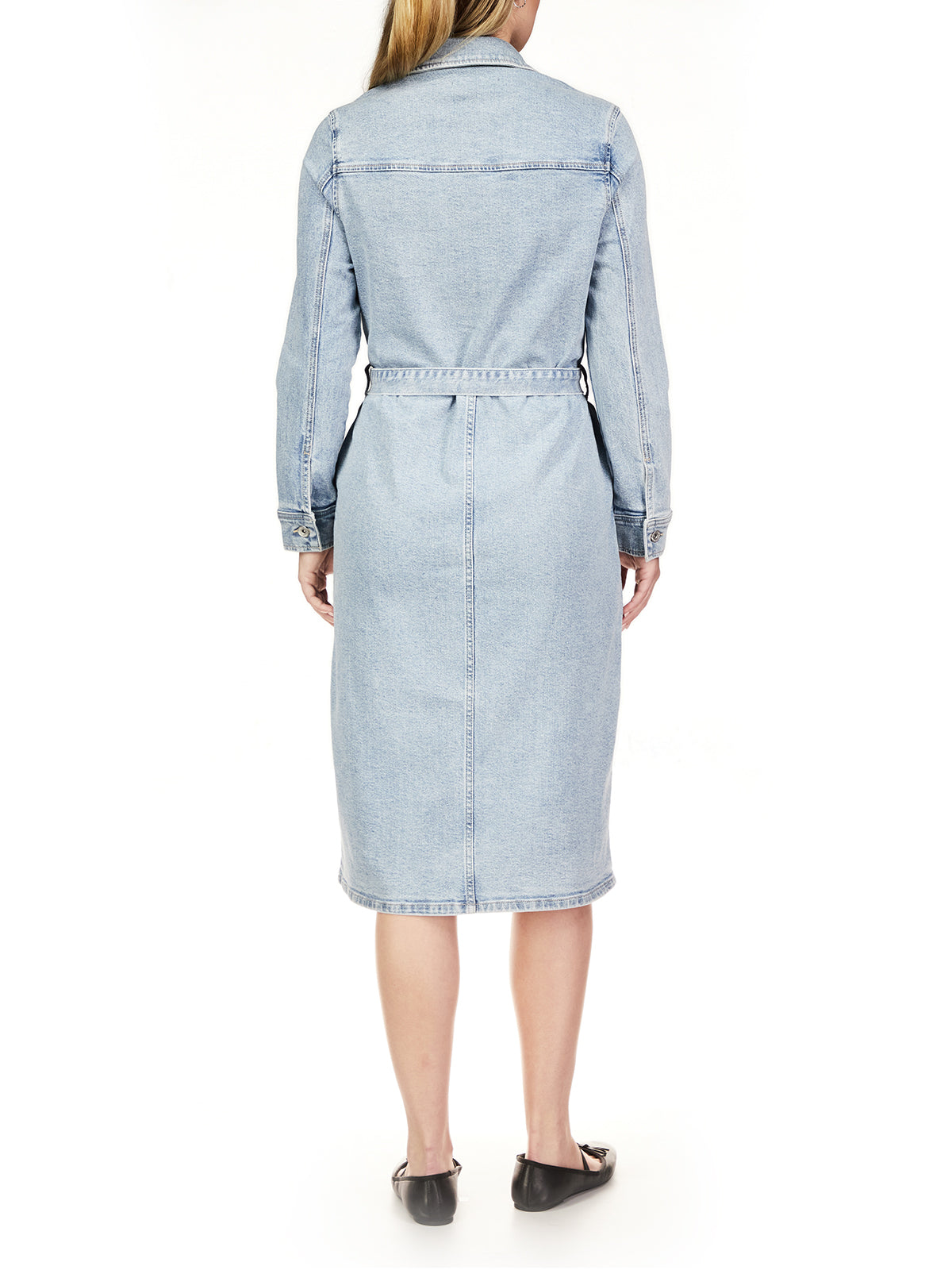 Wrapped Up Denim Dress