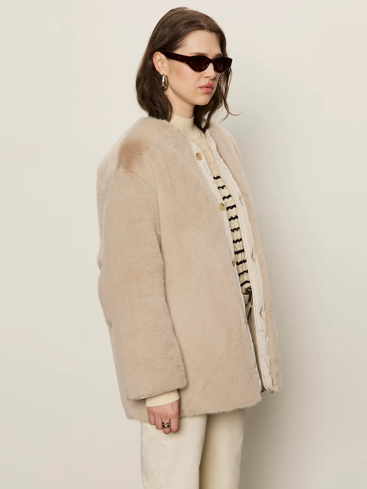 Reversible Fur Liner Jacket