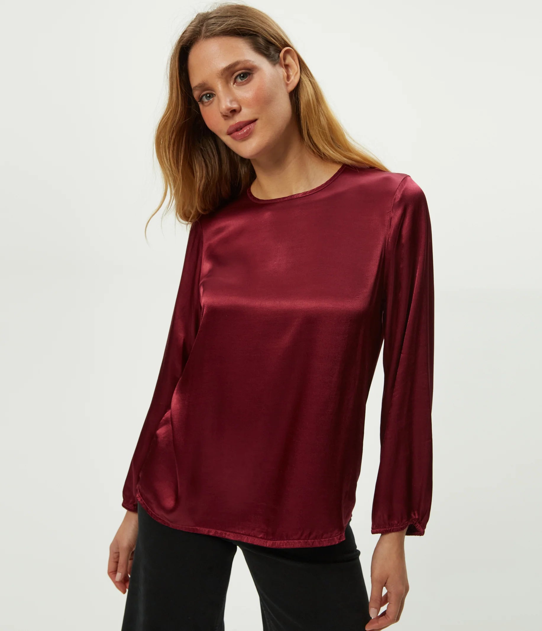 Lali Crew Neck Blouse