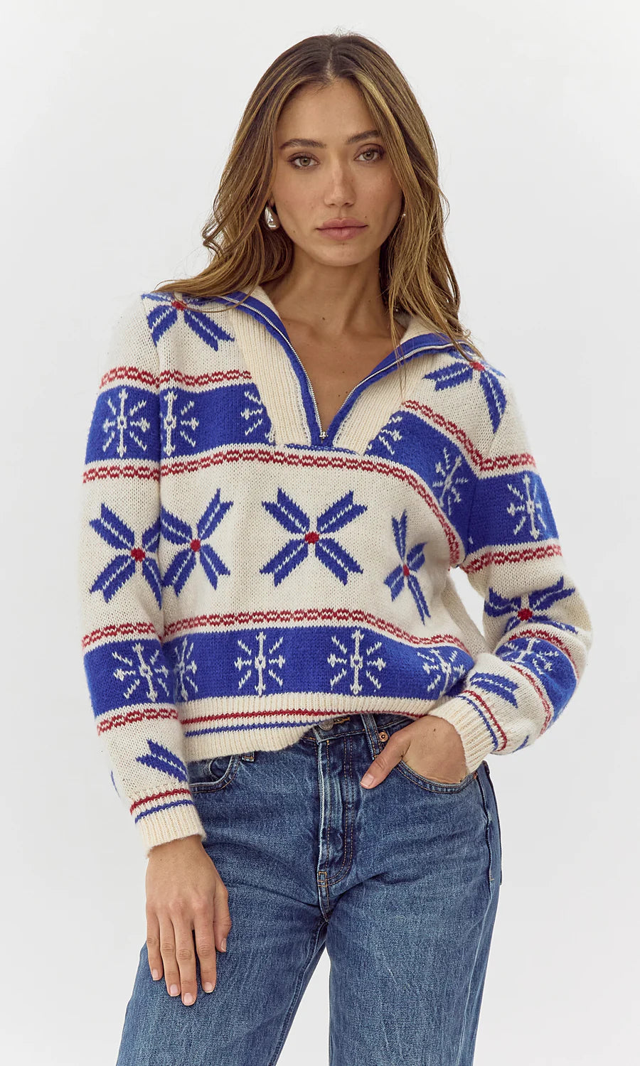 Nixie Collard Knit Sweater