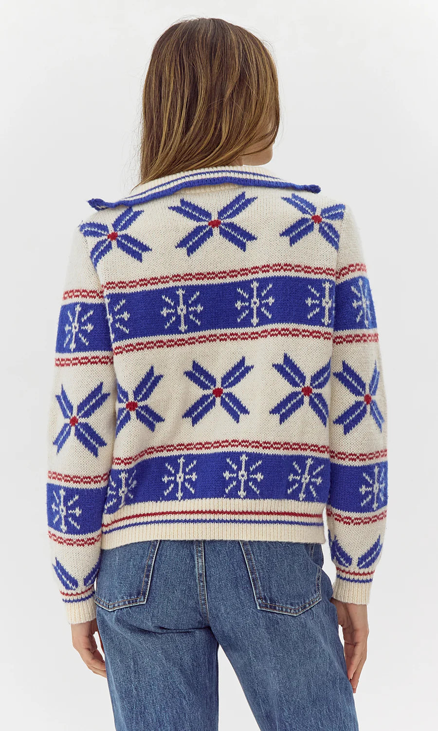 Nixie Collard Knit Sweater