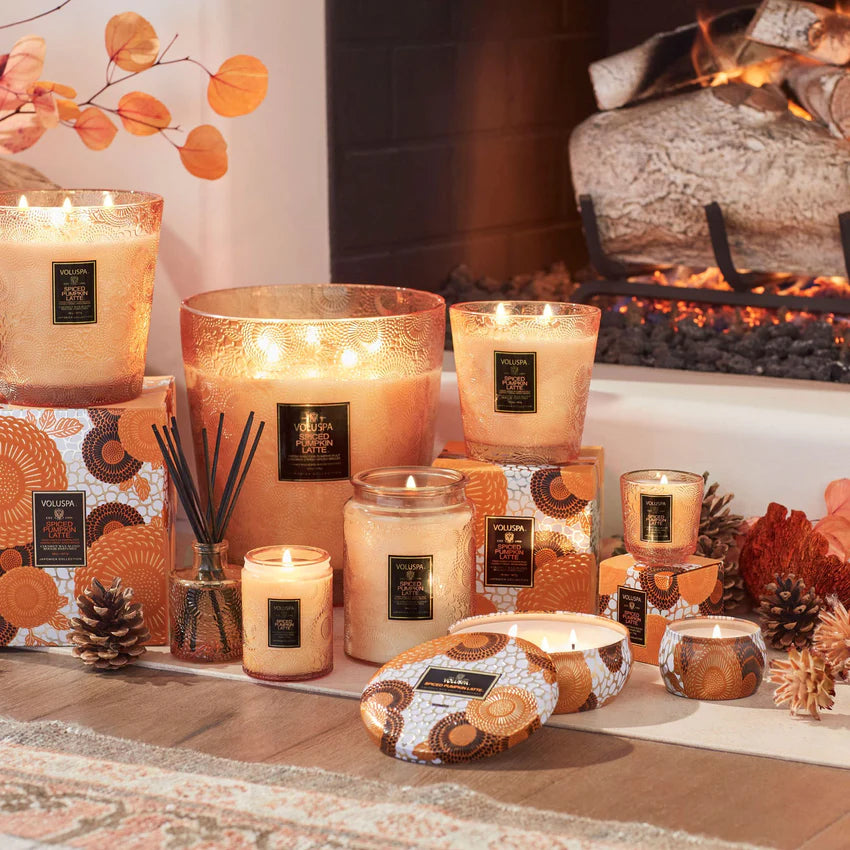 Spiced Pumpkin Latte 3 Wick Candle