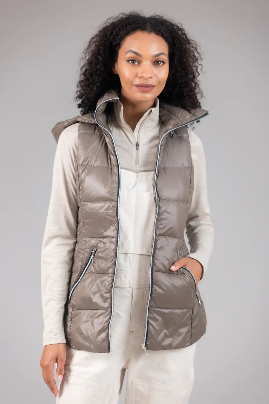 The Hooded Quilted Vest