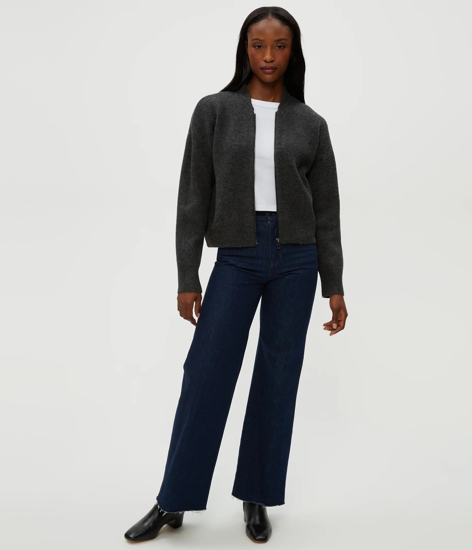 Lidia Cropped Bomber Jacket