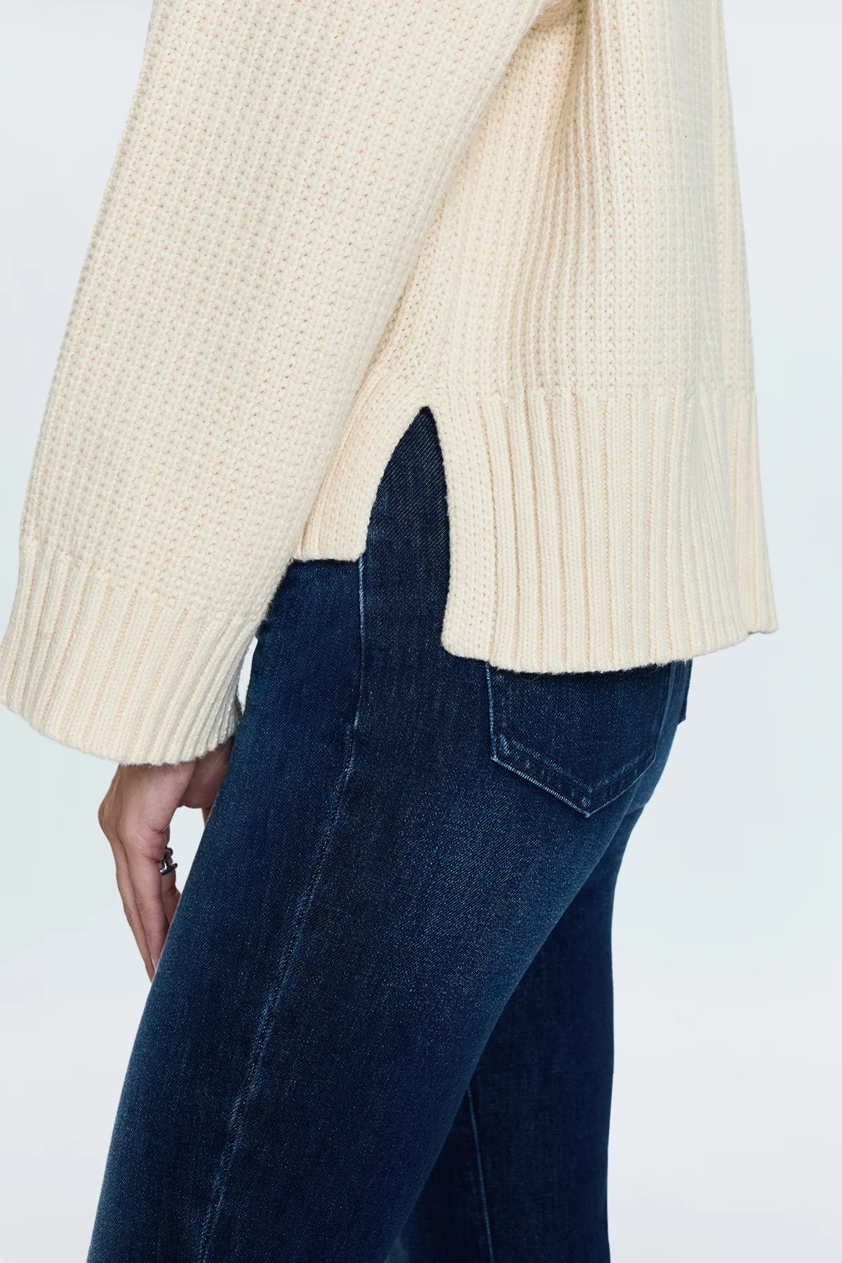 Leigh Textured Crewneck