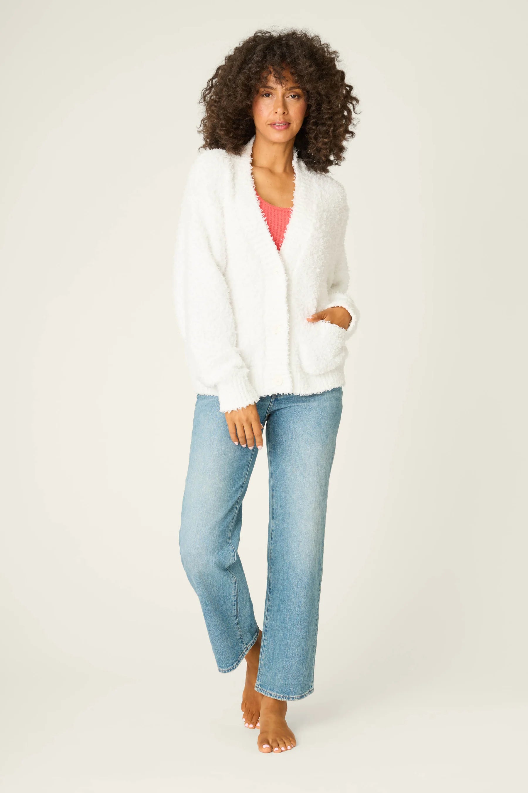 Bundle Up Boucle Cardigan