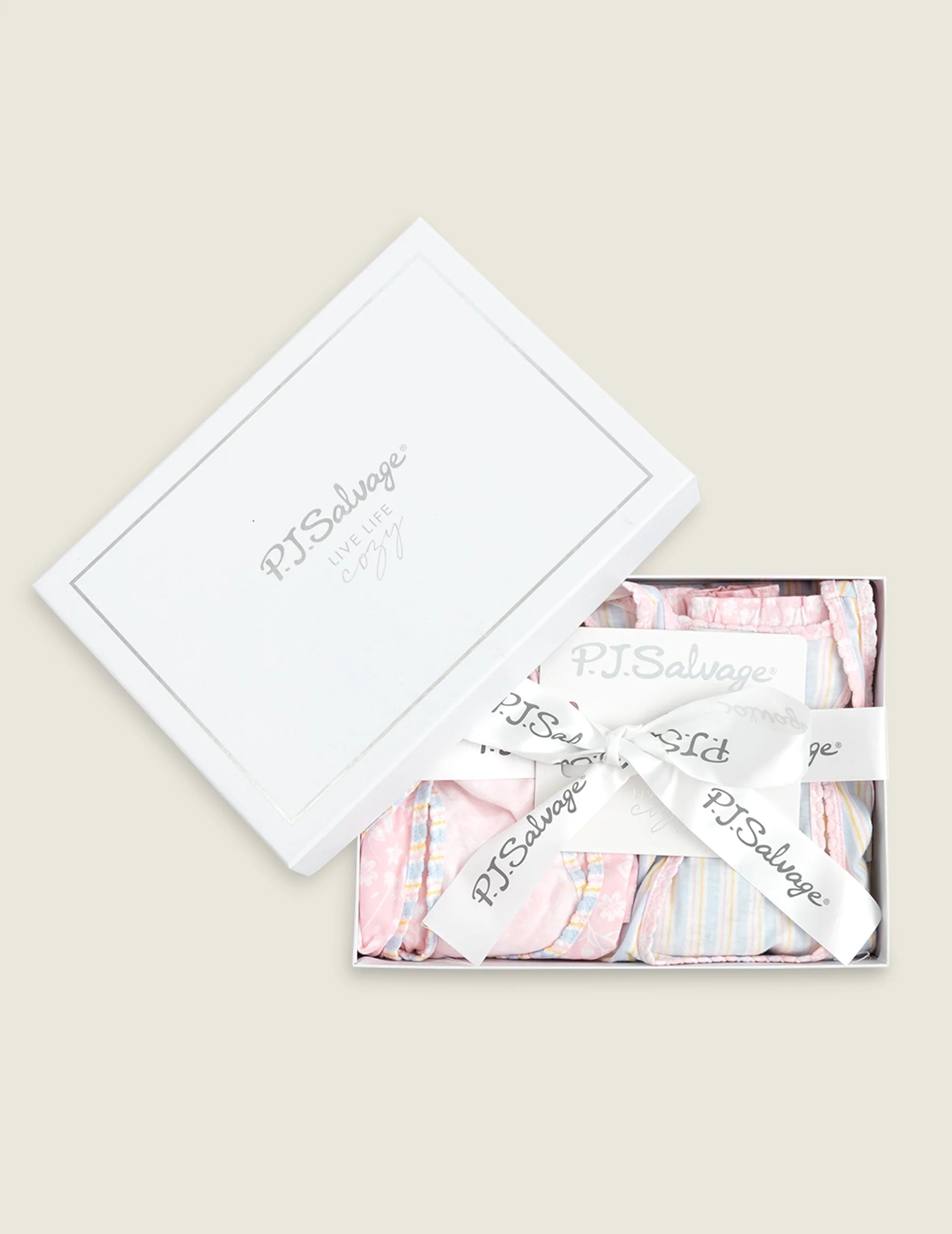 Mix/Match Floral/Stripe Gift Set