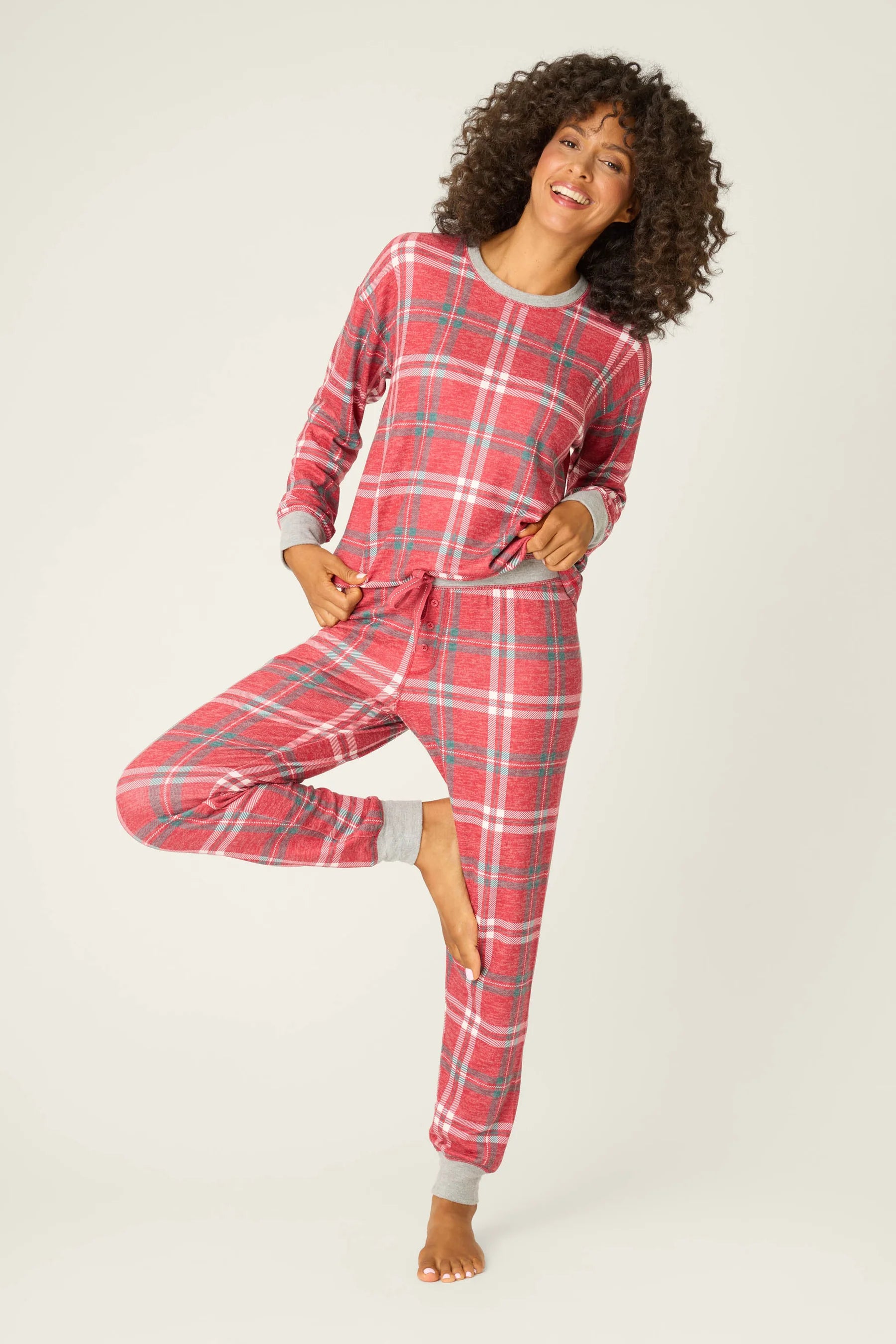 Let's Get Toasty Plaid Pant