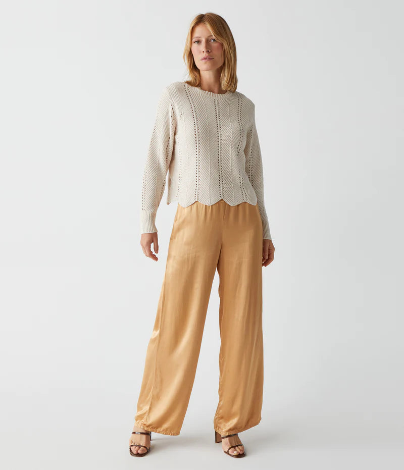 Lakin Cropped Crew Neck Pullover