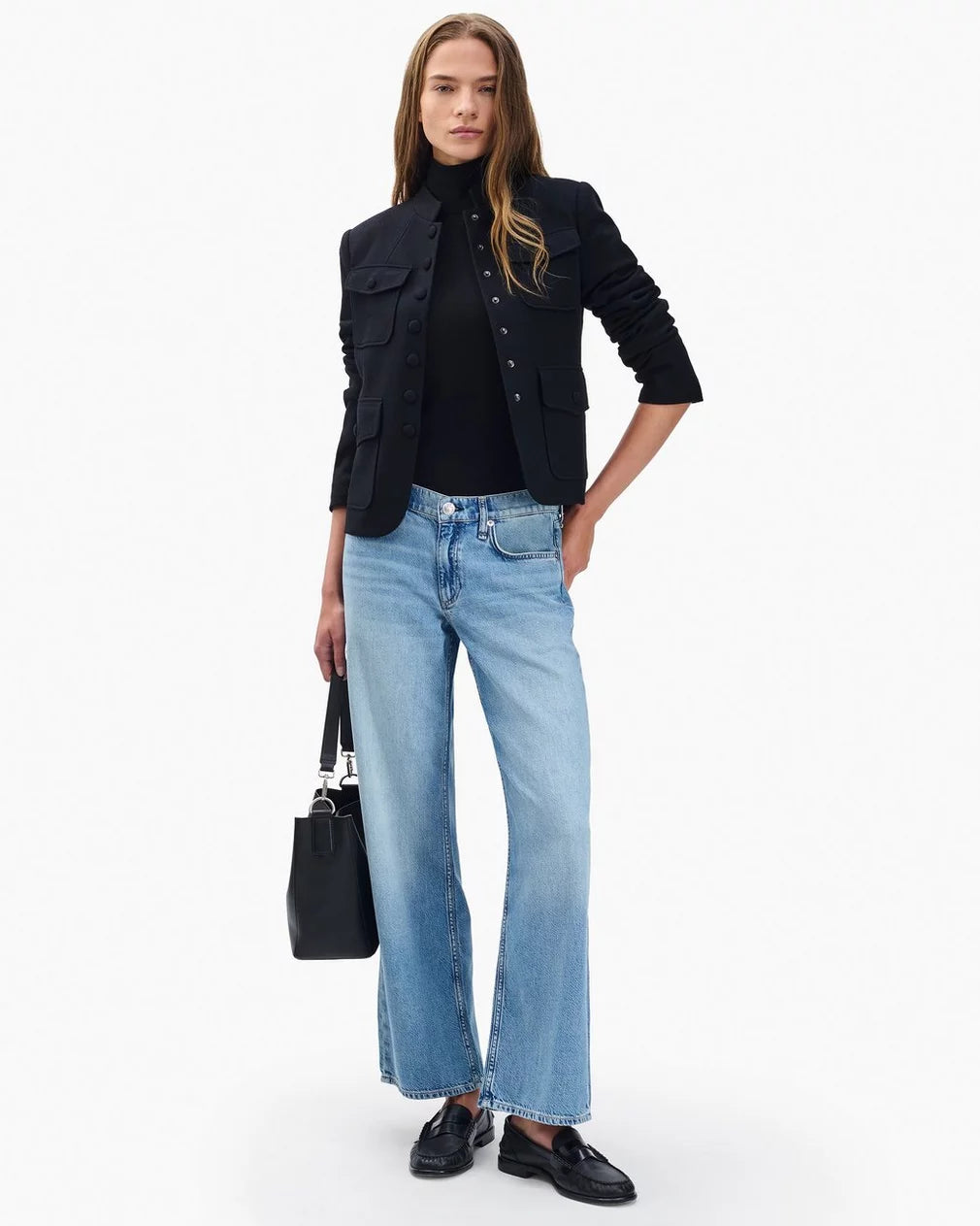 Saige Ankle Relaxed Straight Jeans