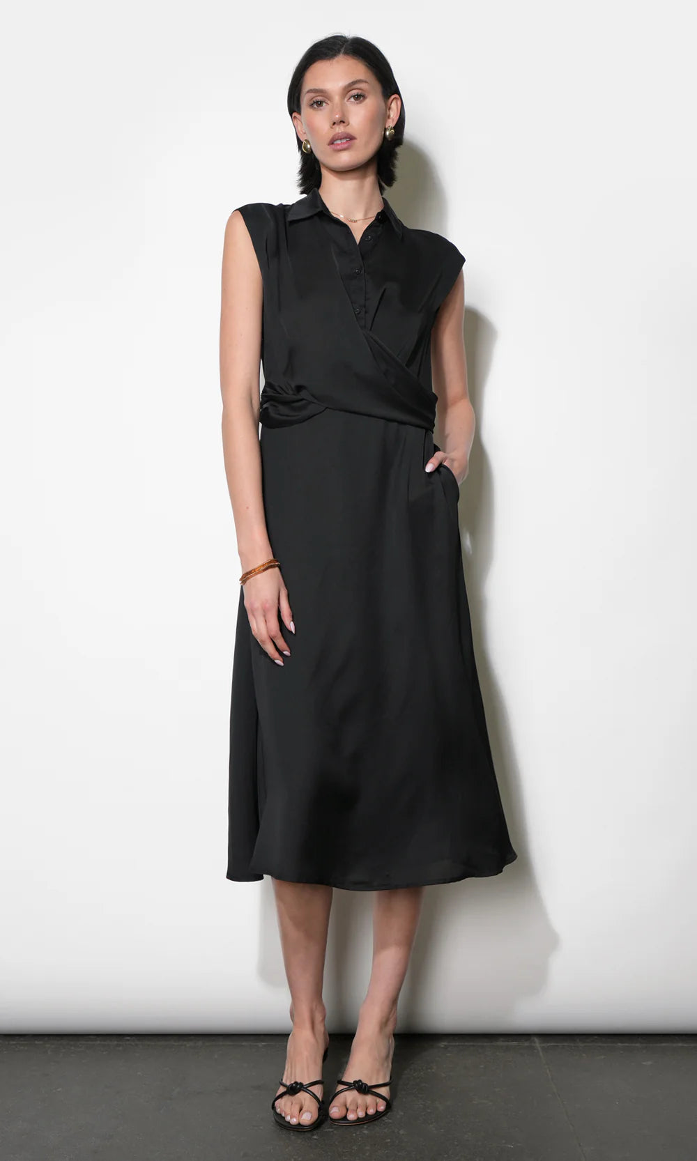 Xena Wrap Midi Dress