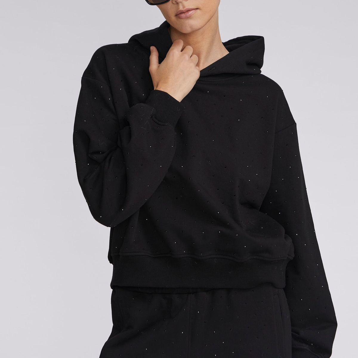 Crystal Hoodie  Crystal hoodie, Elegant jacket, Hoodie fashion