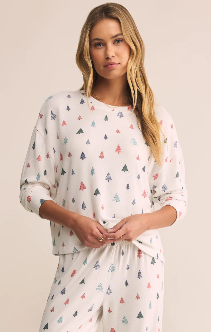 Alpine Tree Long Sleeve Top