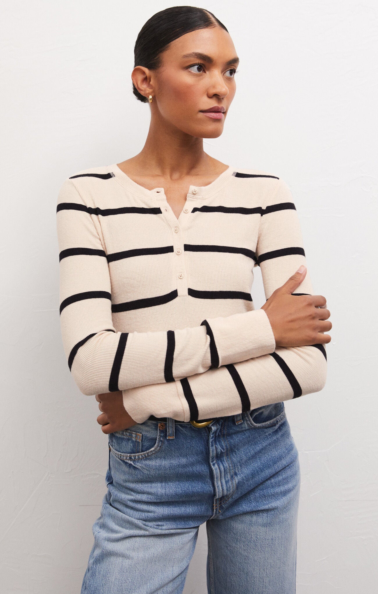 Scarlett Rib Henley