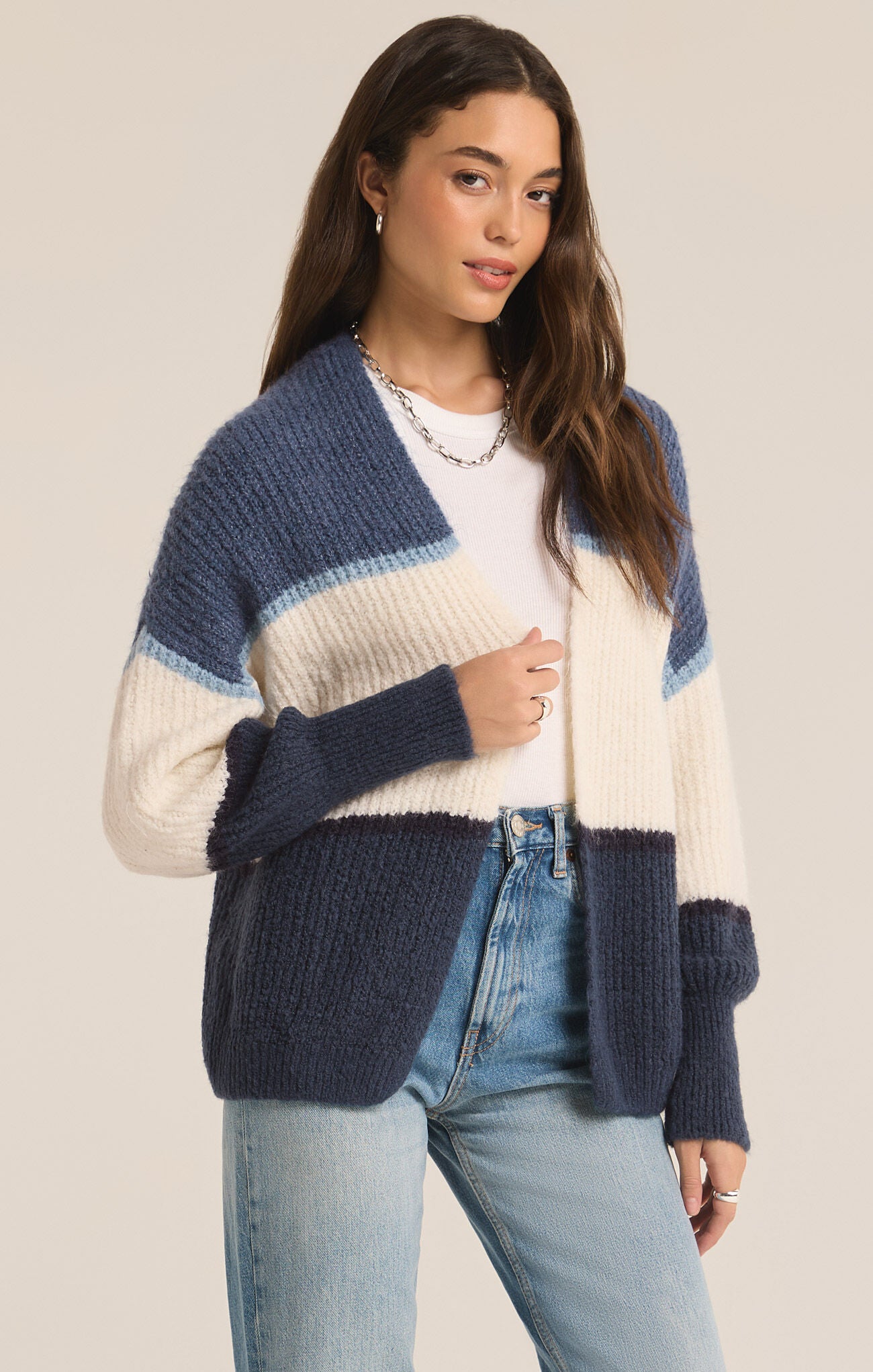 Jones Stripe Cardigan