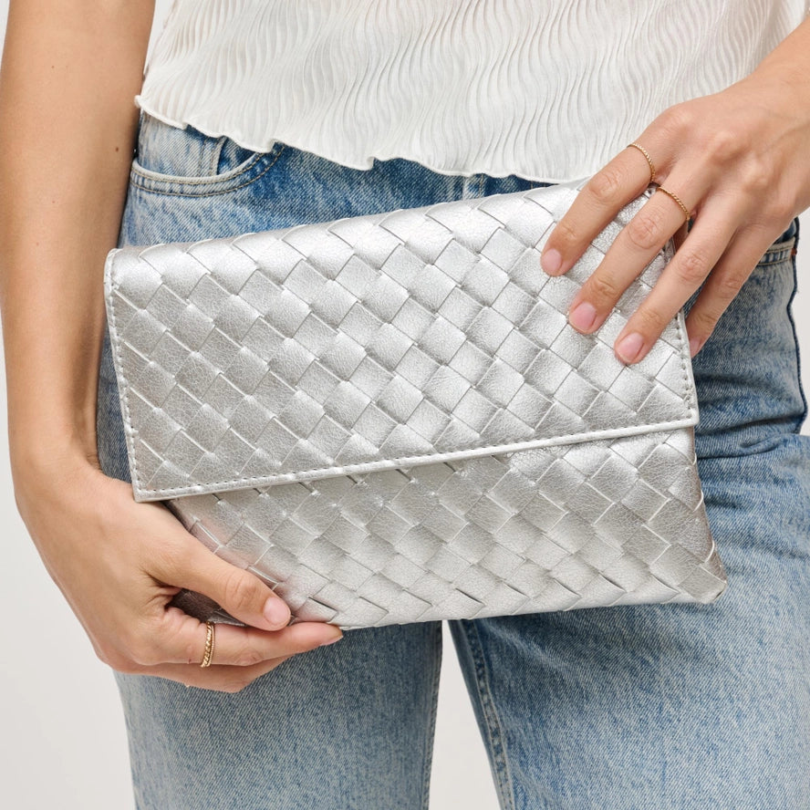 Ivy Woven Clutch