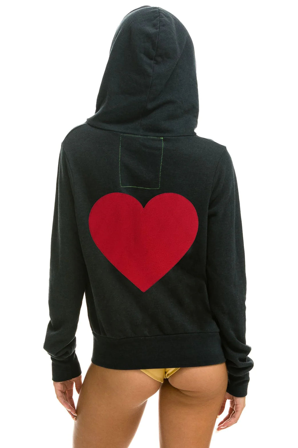 Heart Stitch Zip Hoodie