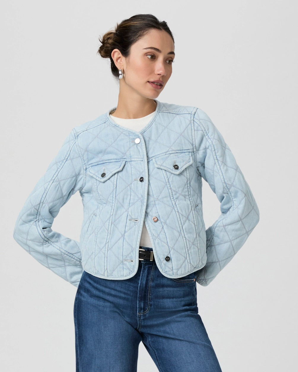 Jayla Cropped Quilted Jacket