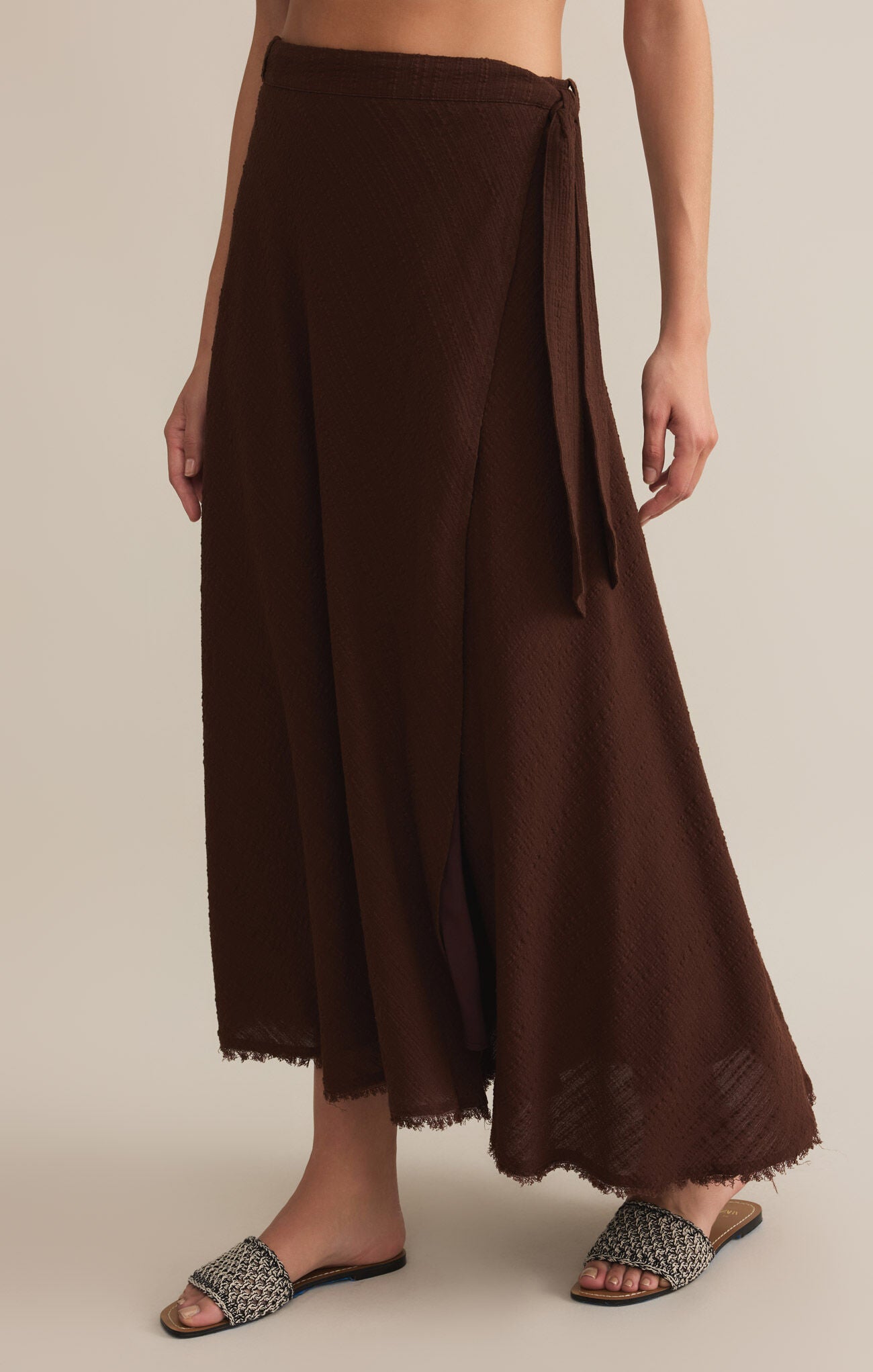 Salerno Wrap Midi Skirt