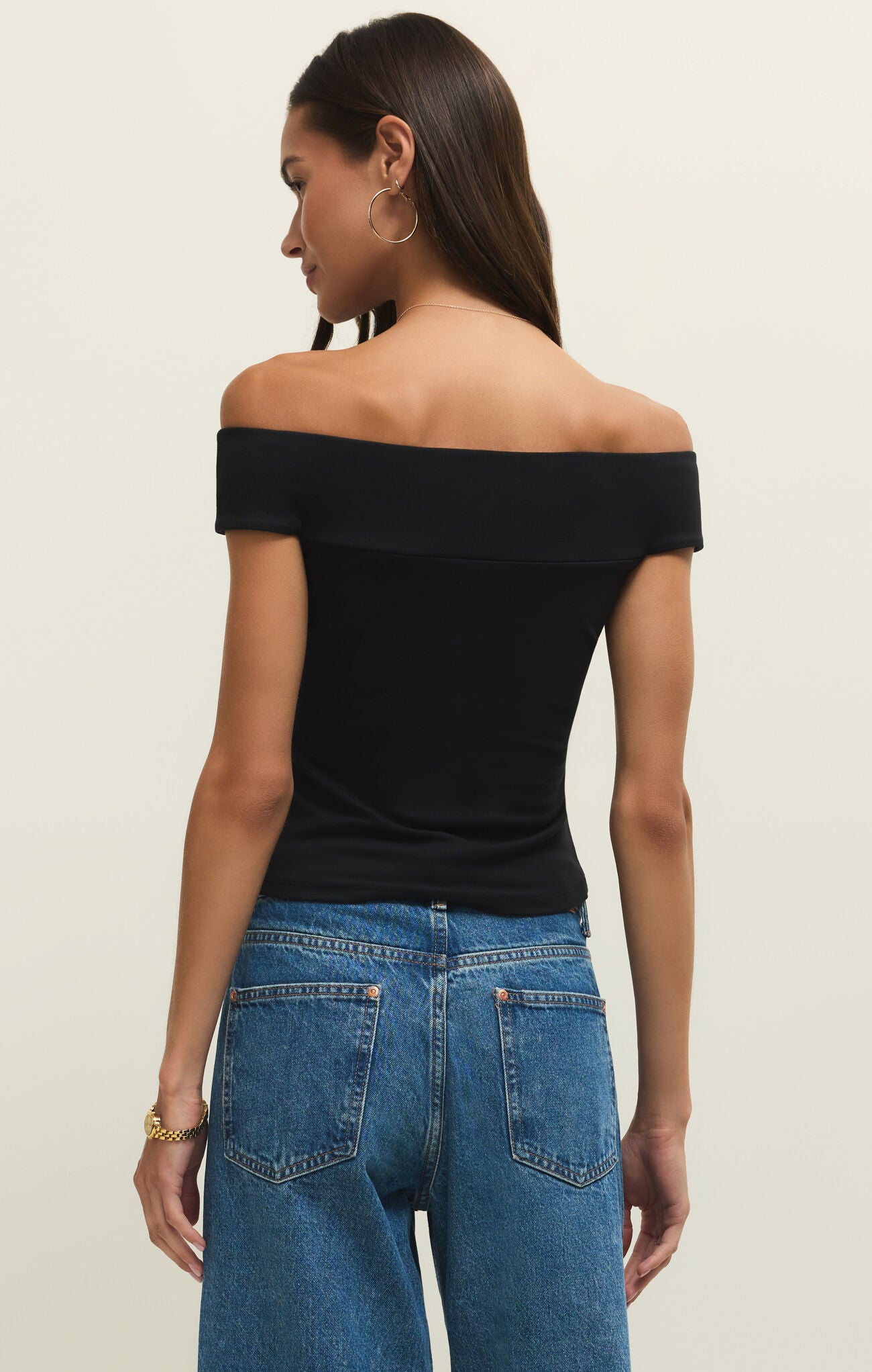 Second Skin Off Shoulder Top
