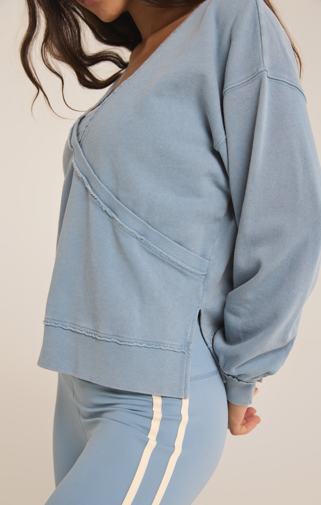 Reversible Washed Sweatshirt