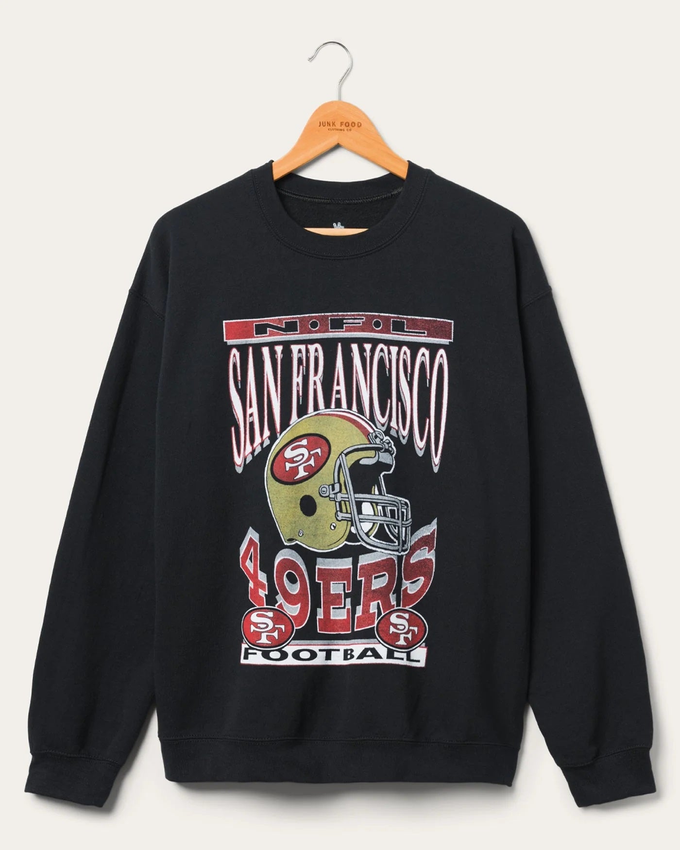 49ers Helmet Crew Sweatshirt