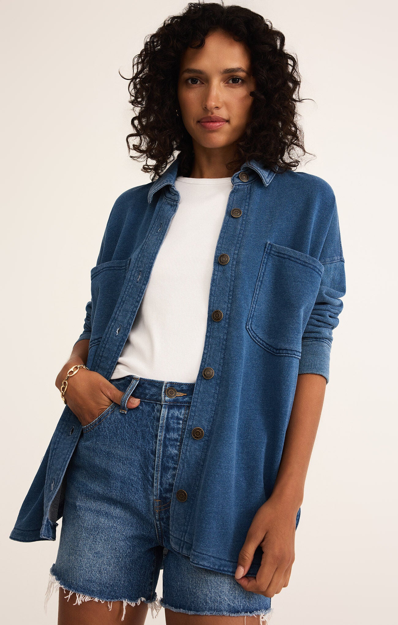 All Day Knit Denim Jacket