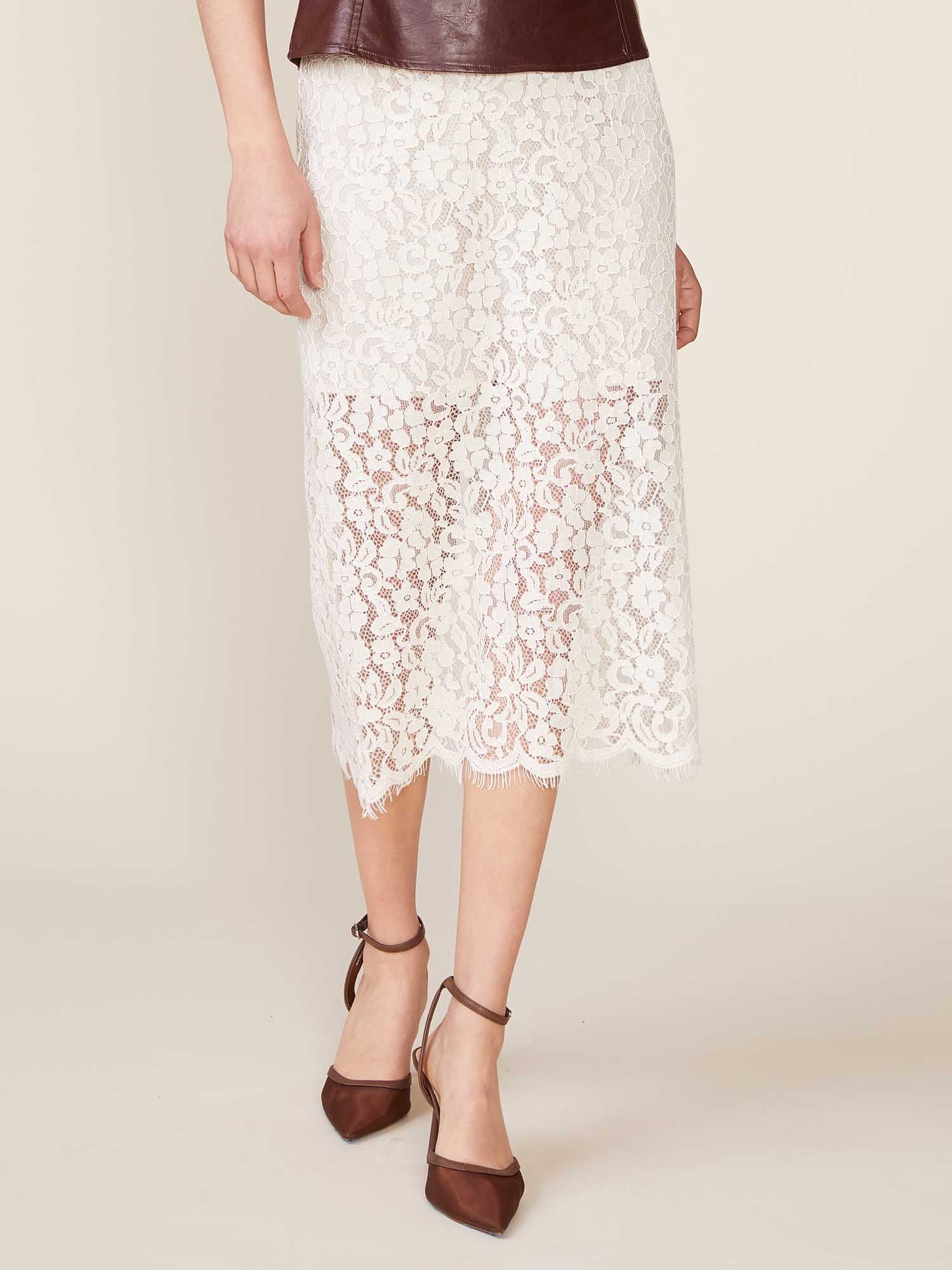 Lace Midi Skirt