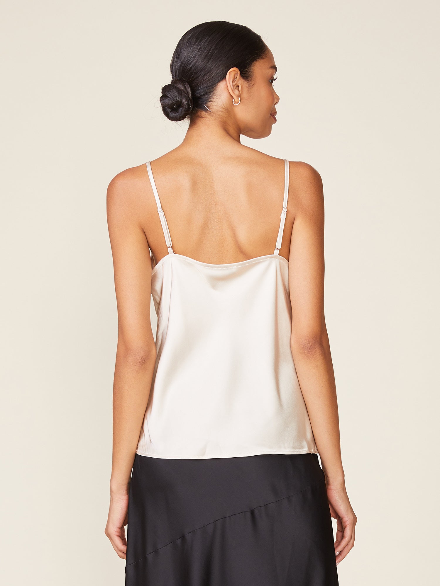 Lace Trim Satin Cami