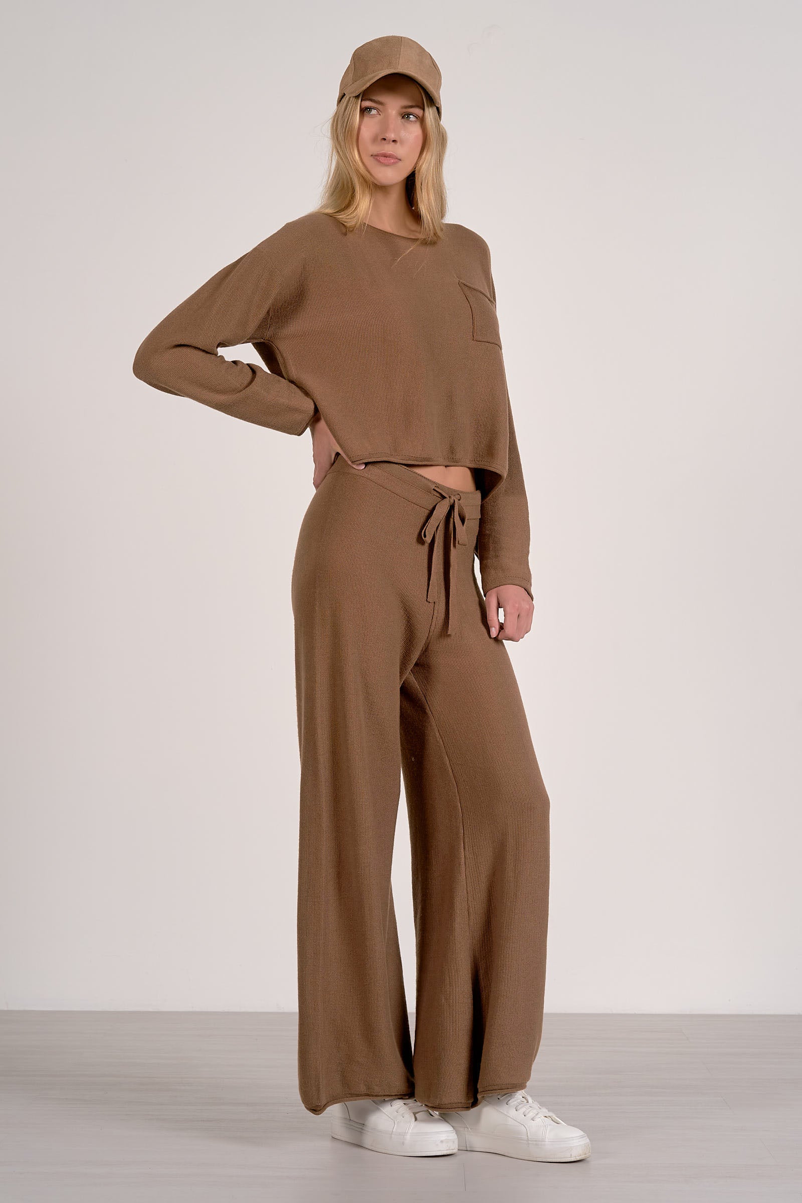 Wide Leg Drawstring Pant
