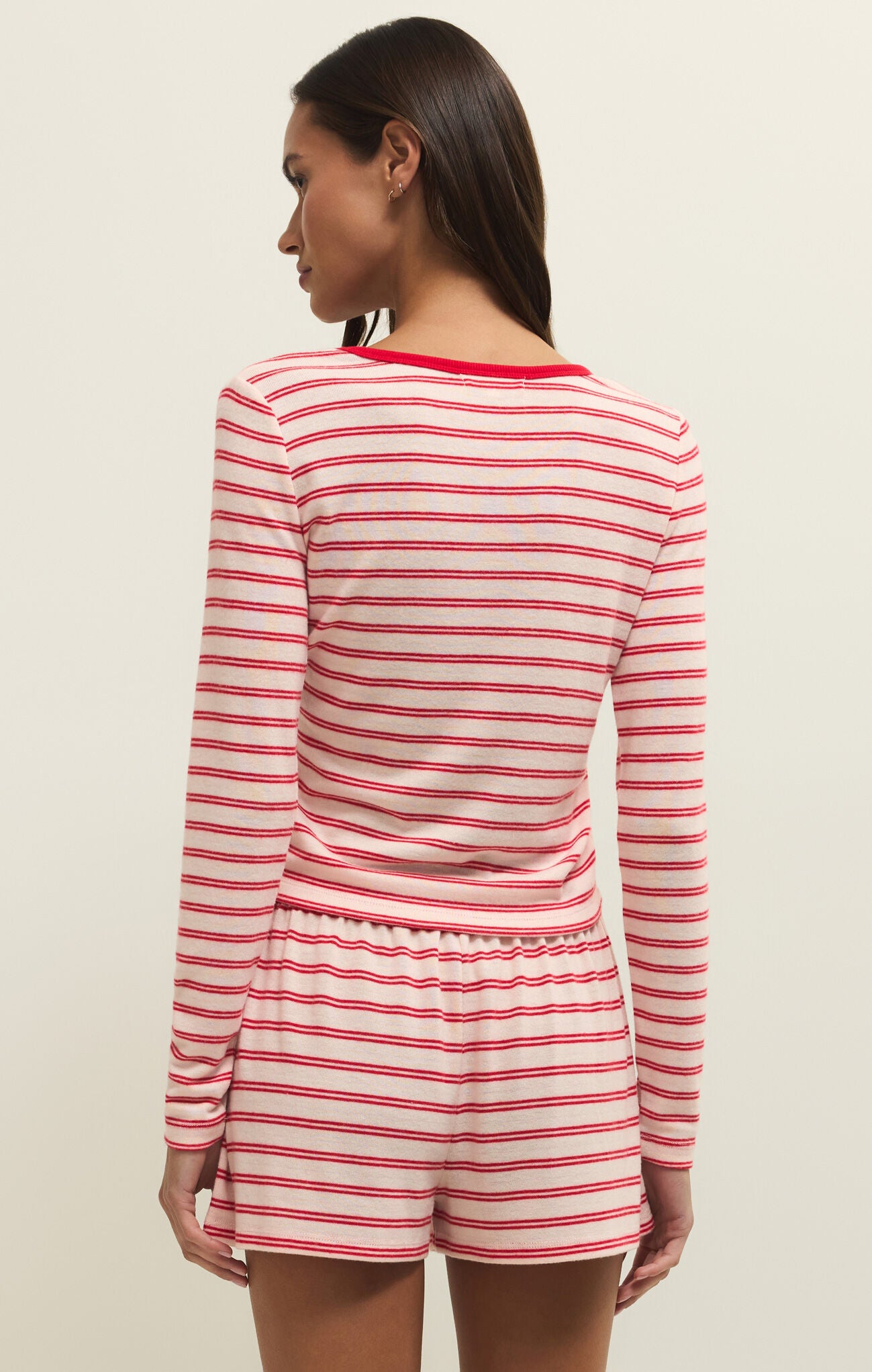 Night In Stripes Long Sleeve Top