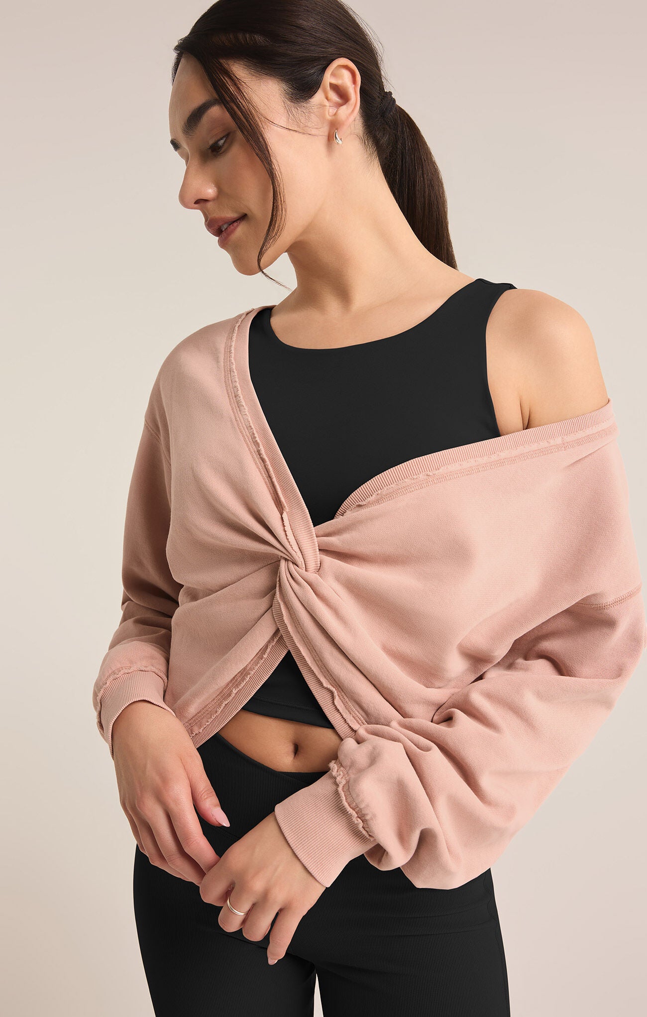 Reversible Twist Sweatshirt