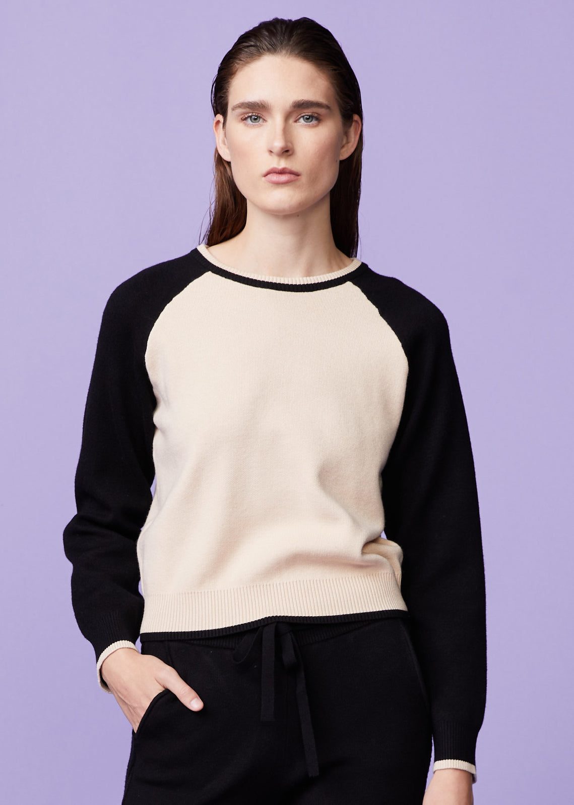 Supersoft Sweater Knit Color Block