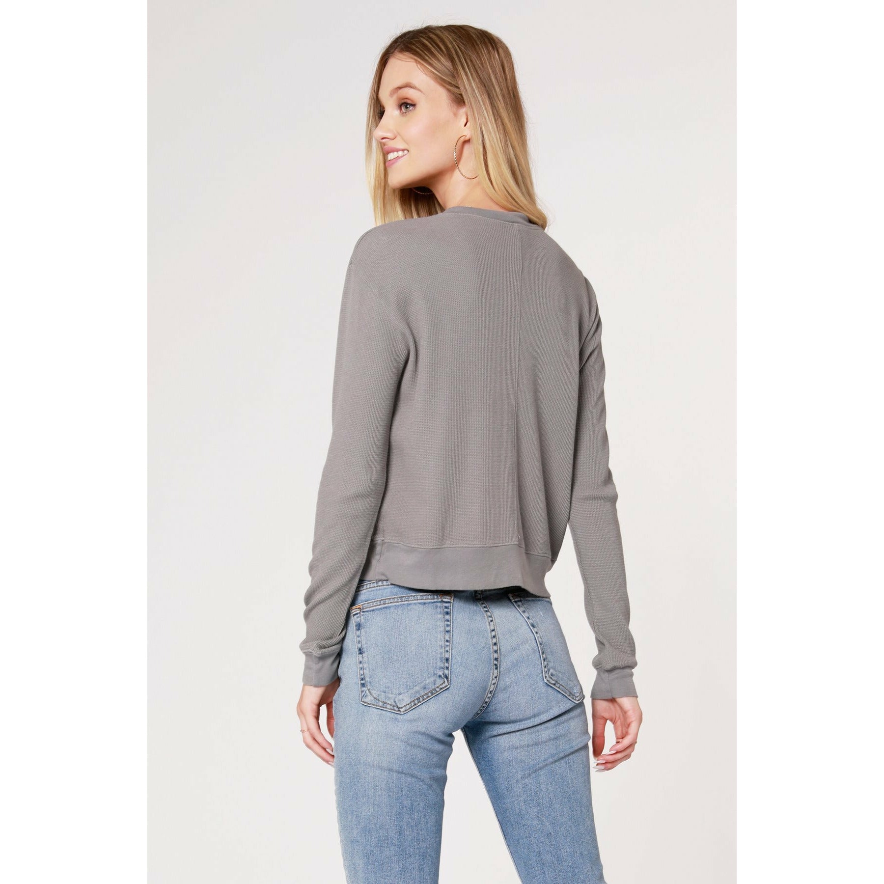 Thermal Boxy Long Sleeve Top
