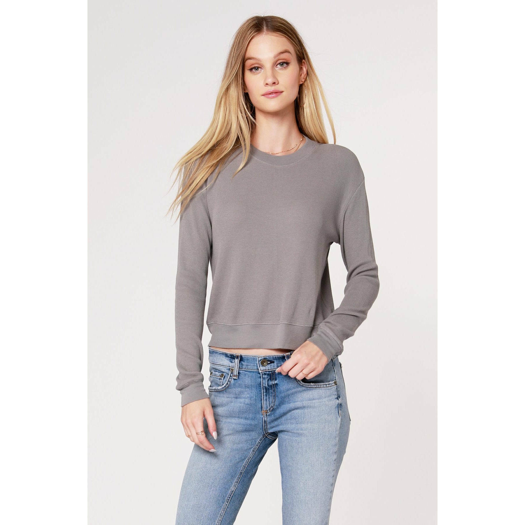 Thermal Boxy Long Sleeve Top