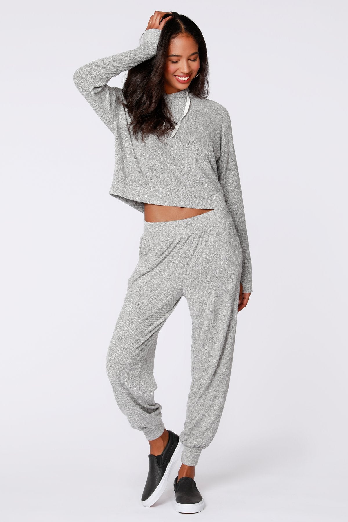 Relaxed Shirred Jogger