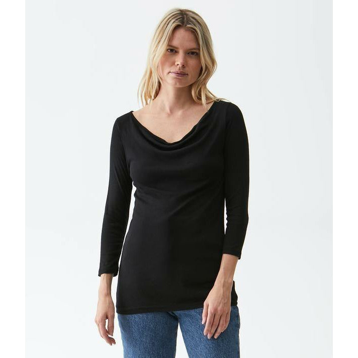 Drape Neck Tee