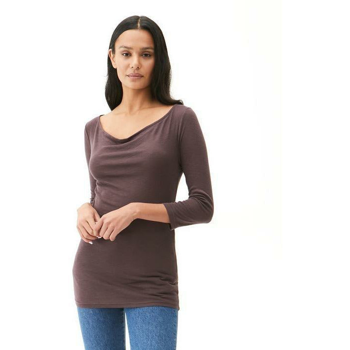 Drape Neck Tee