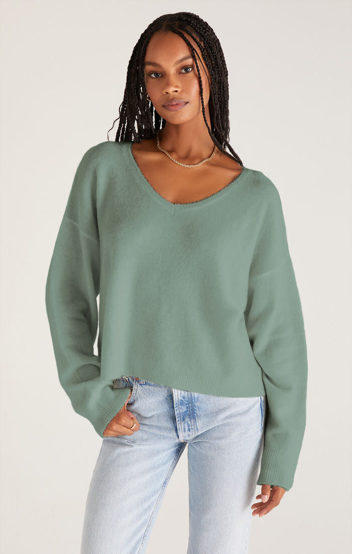 Princess v outlet neck sweater