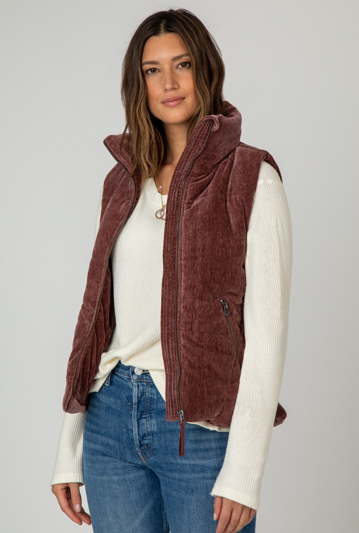 Velvet vest