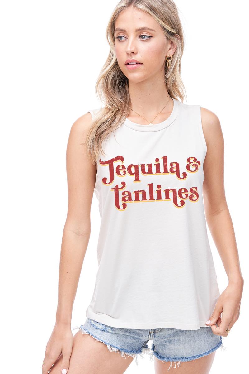 Tequila & Tanlines Tank