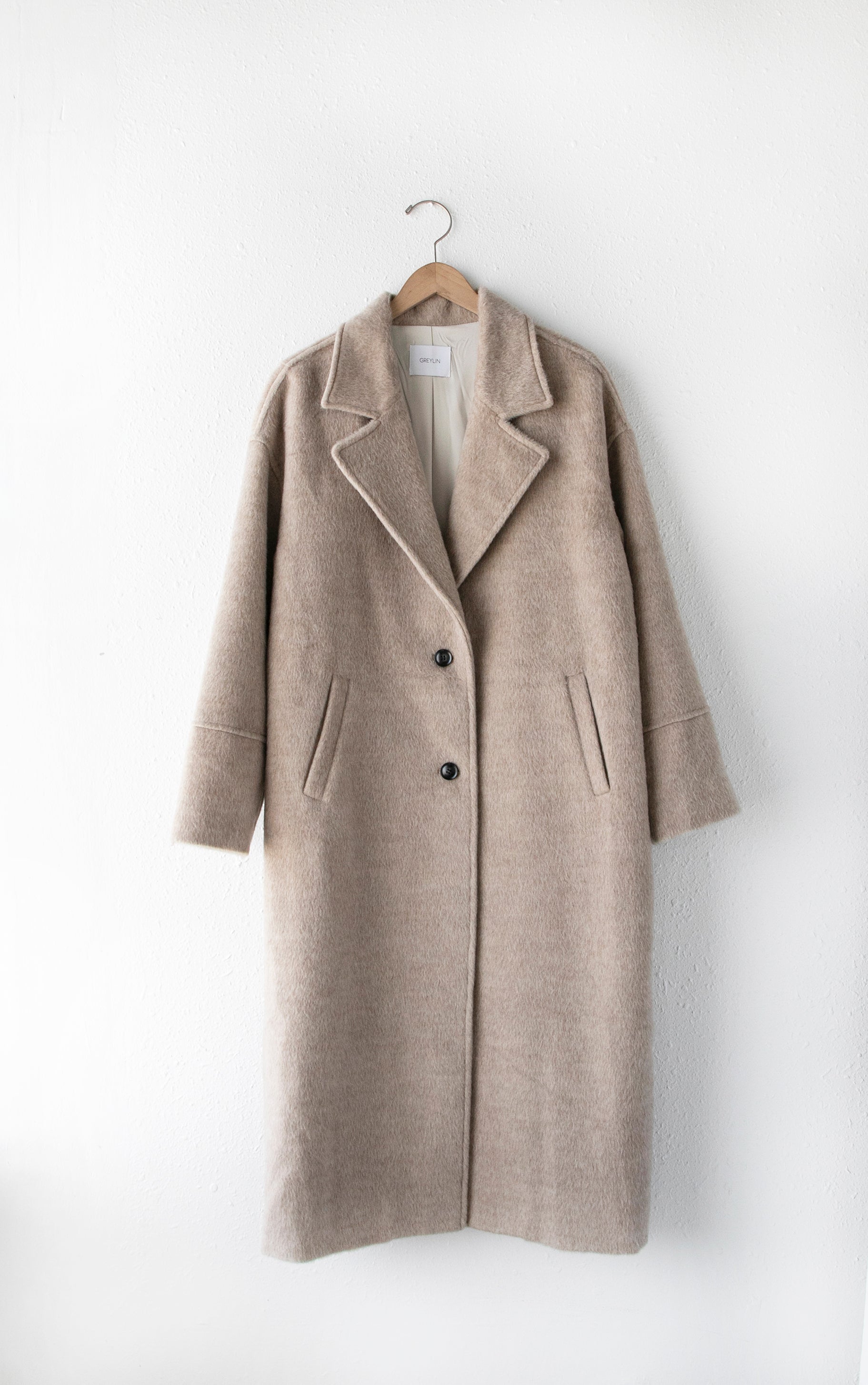 Greylin boucle outlet coat